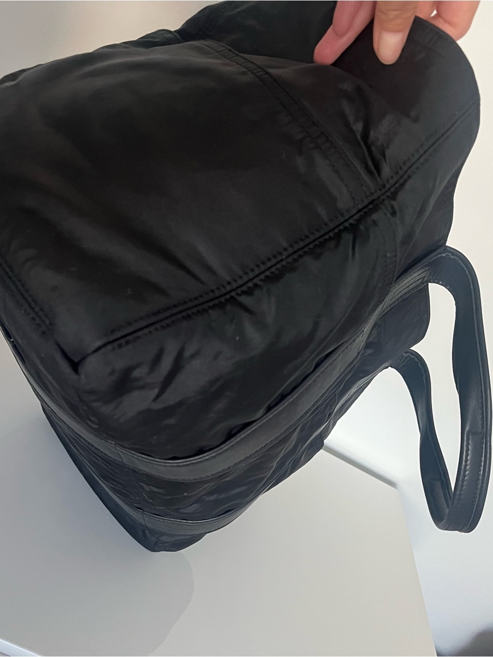 Hermes Alcapulco MM black tote bag 1990s-2000 - Picture 9 of 16